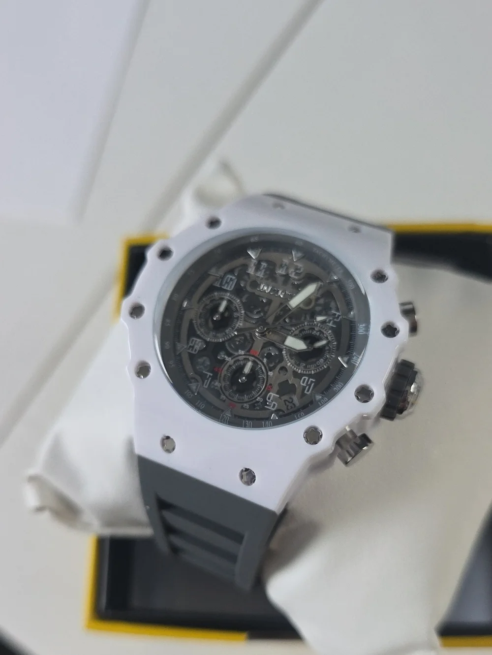 364.  Invicta Racing Apexium Unisex Watch - 41mm, Grey (69622)